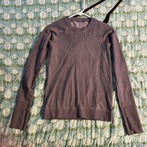 Lululemon Long Sleeve Dark Purple Size6